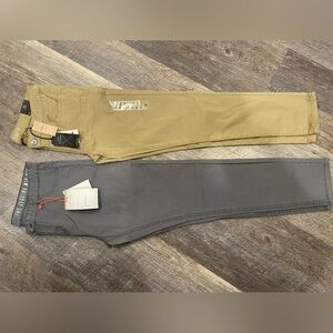 AEO SATEEN & EST: NINETEEN 91 (Cottonon)Women's Stretch Jegging Pants Gray Khaki